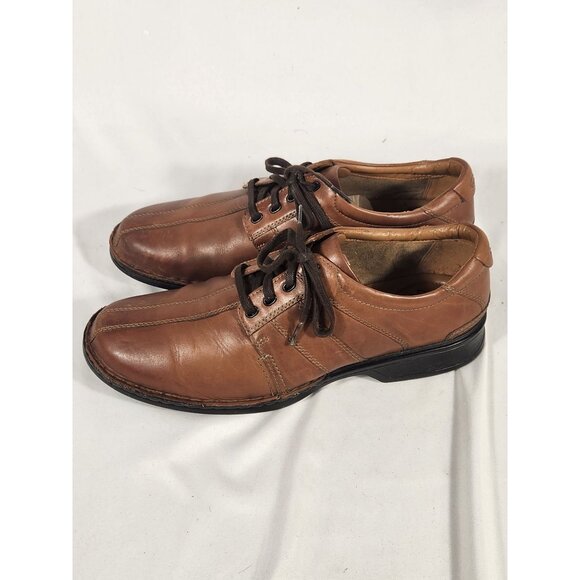 Clarks Mens Toureg Vibe Oxford Shoes Comfort Walking Preppy Brown Us/ 13 main image 4